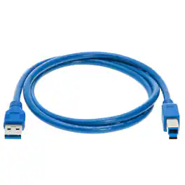 Cables Direct Online - USB 3.0 A-Male to B-Male Cable – 3ft, SuperSpeed Data Transfer for Printers, Scanners, External Hard Drives - Blue
