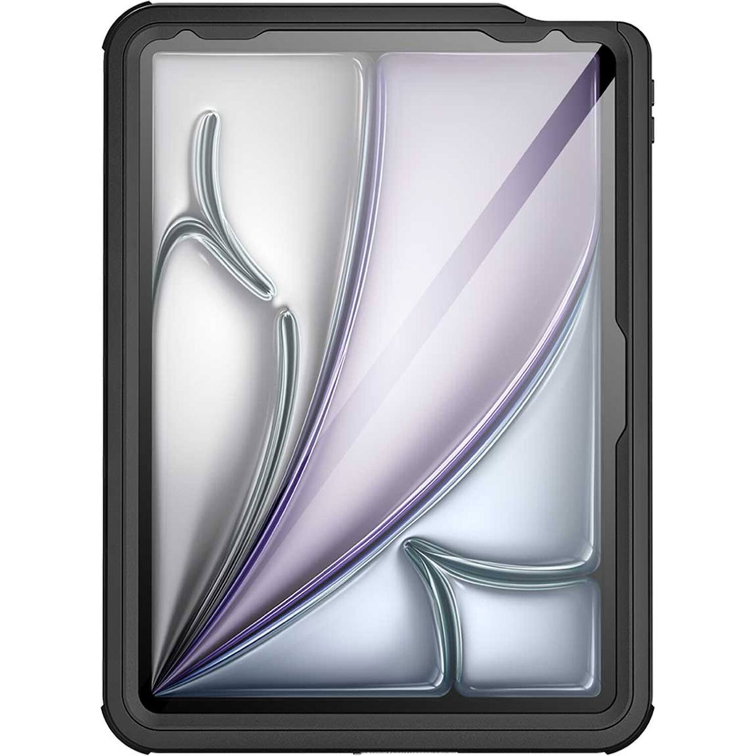 Alt View 11. SaharaCase - Oasis Series Water-Resistant Case for Apple iPad Air 11'' M3/M2 and iPad Air 10.9'' (4th and 5th Gen) - Clear/Black.