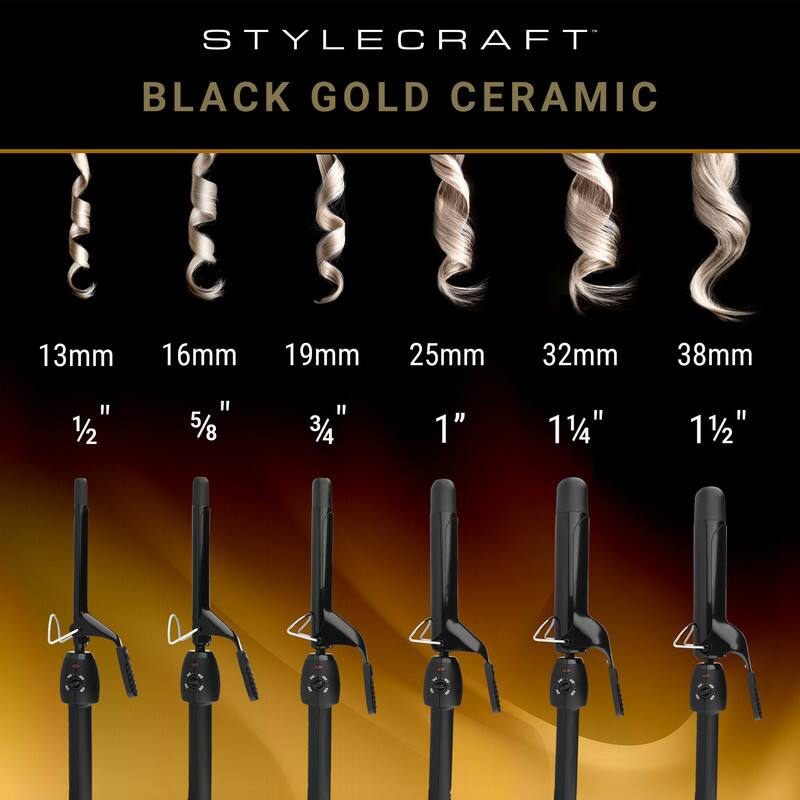 STYLECRAFT BLACK GOLD CERAMIC

13mm 16mm 19mm 25mm 32mm 38mm
1/2" 5/8" 3/4" 1" 11/4" 11/2"