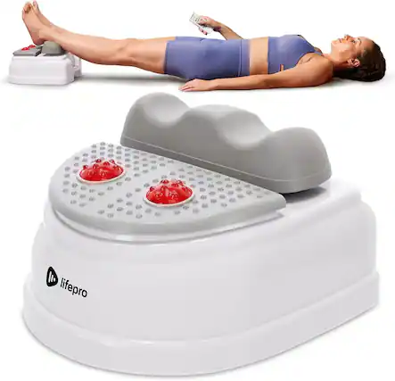 Front. LifePro - LifePro Chi Swing Machine with Red Light Therapy - 12-Speed Passive Leg Exerciser for Circulation.