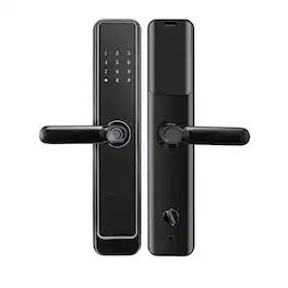 Cluzine - TTLock Smart Door Lock with Mirror Screen, Auto Lock, Fingerprint/APP/Password Unlock, Anti-Pick