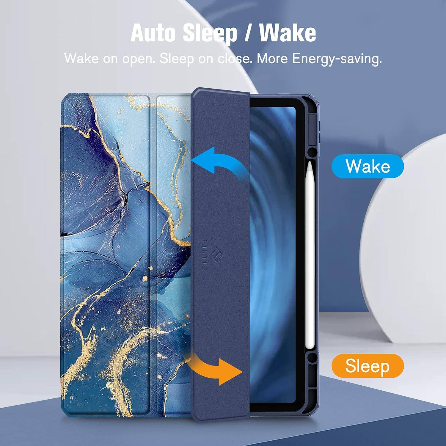 Auto Sleep / Wake  
Wake on open. Sleep on close. More Energy-saving.