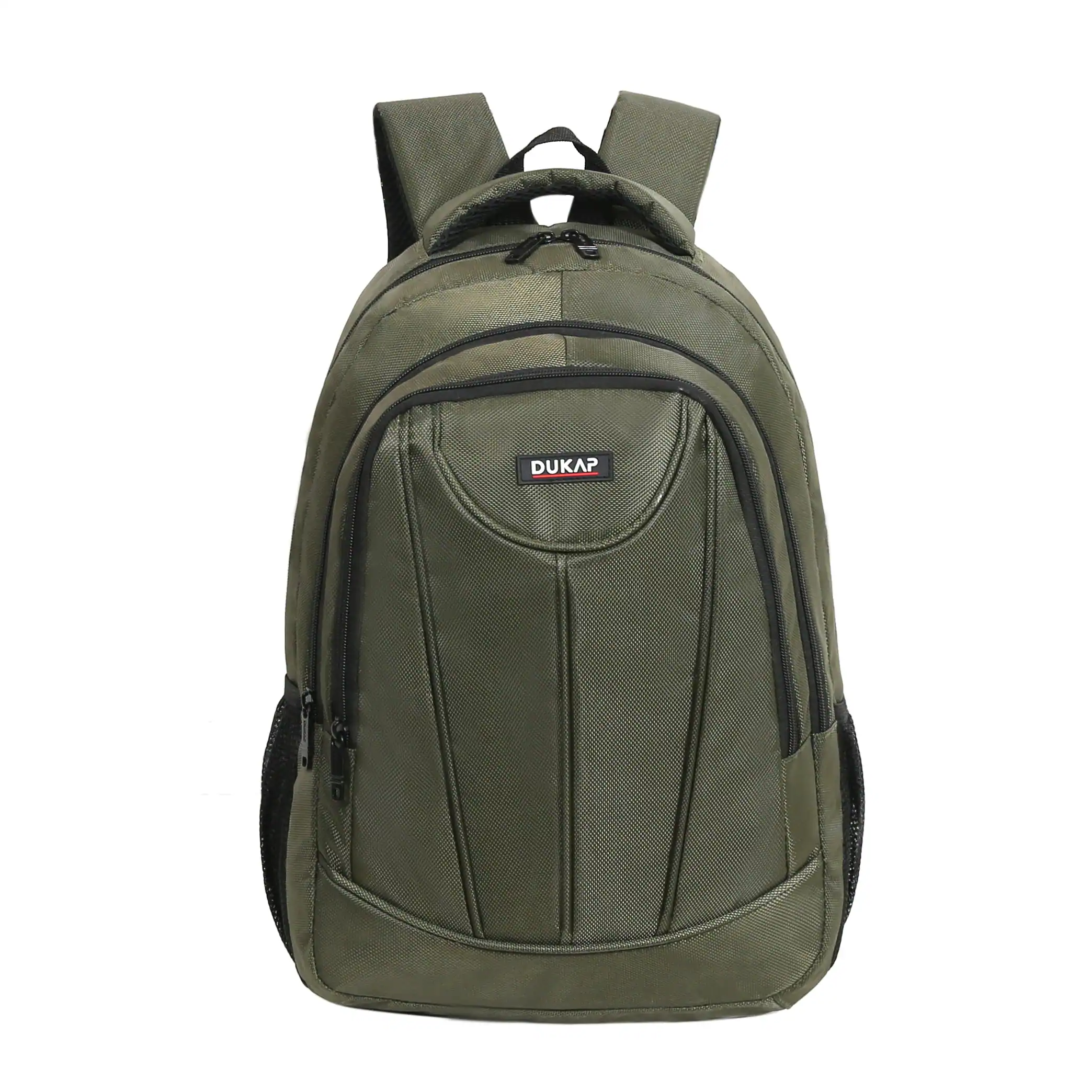 Left. DUKAP - EDGE Executive Backpack for Laptops up to 15.6''-Inches - GREEN.