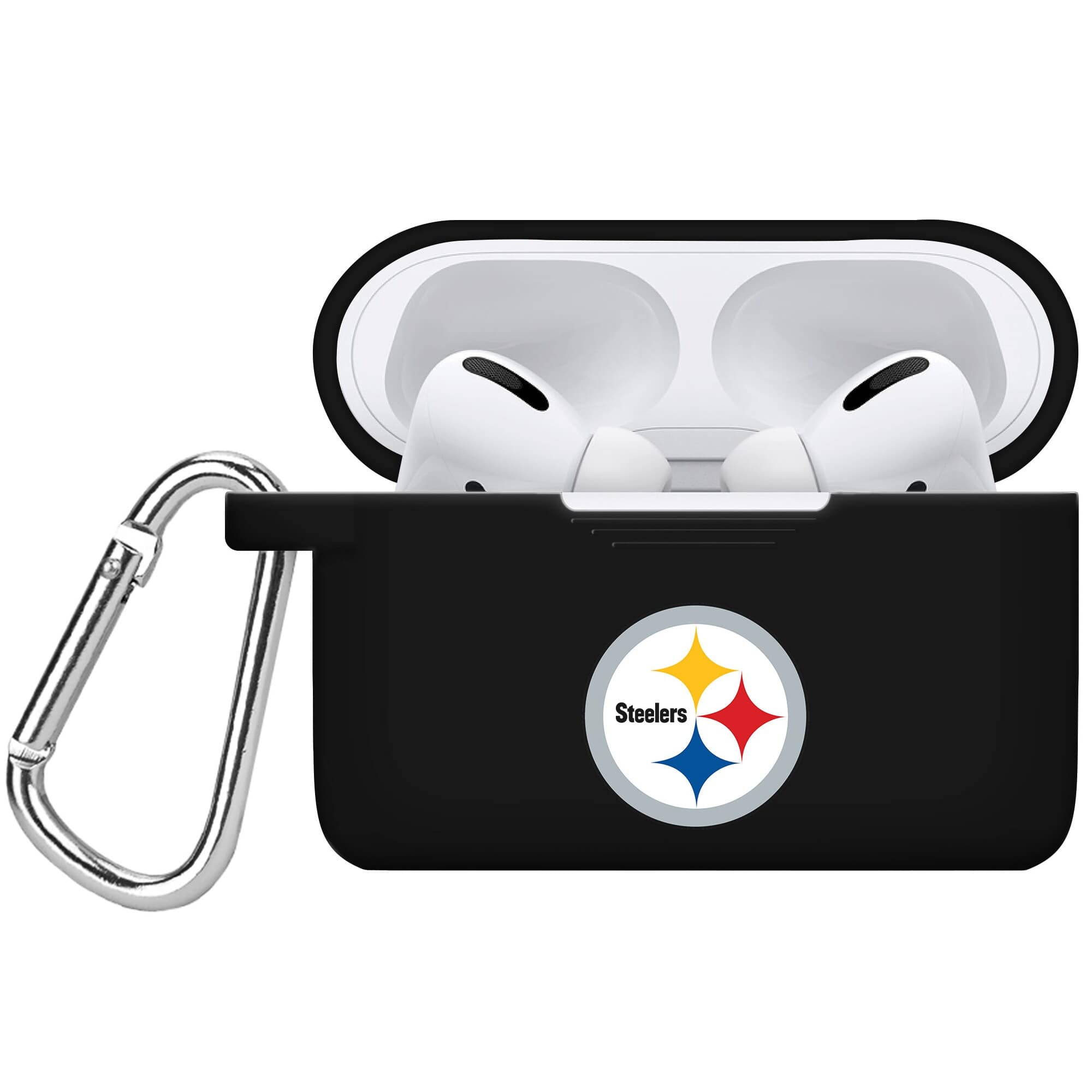 Front. Artinian - Pittsburgh Steelers AirPods Pro Silicone Case Cover - No Size - Multicolor.