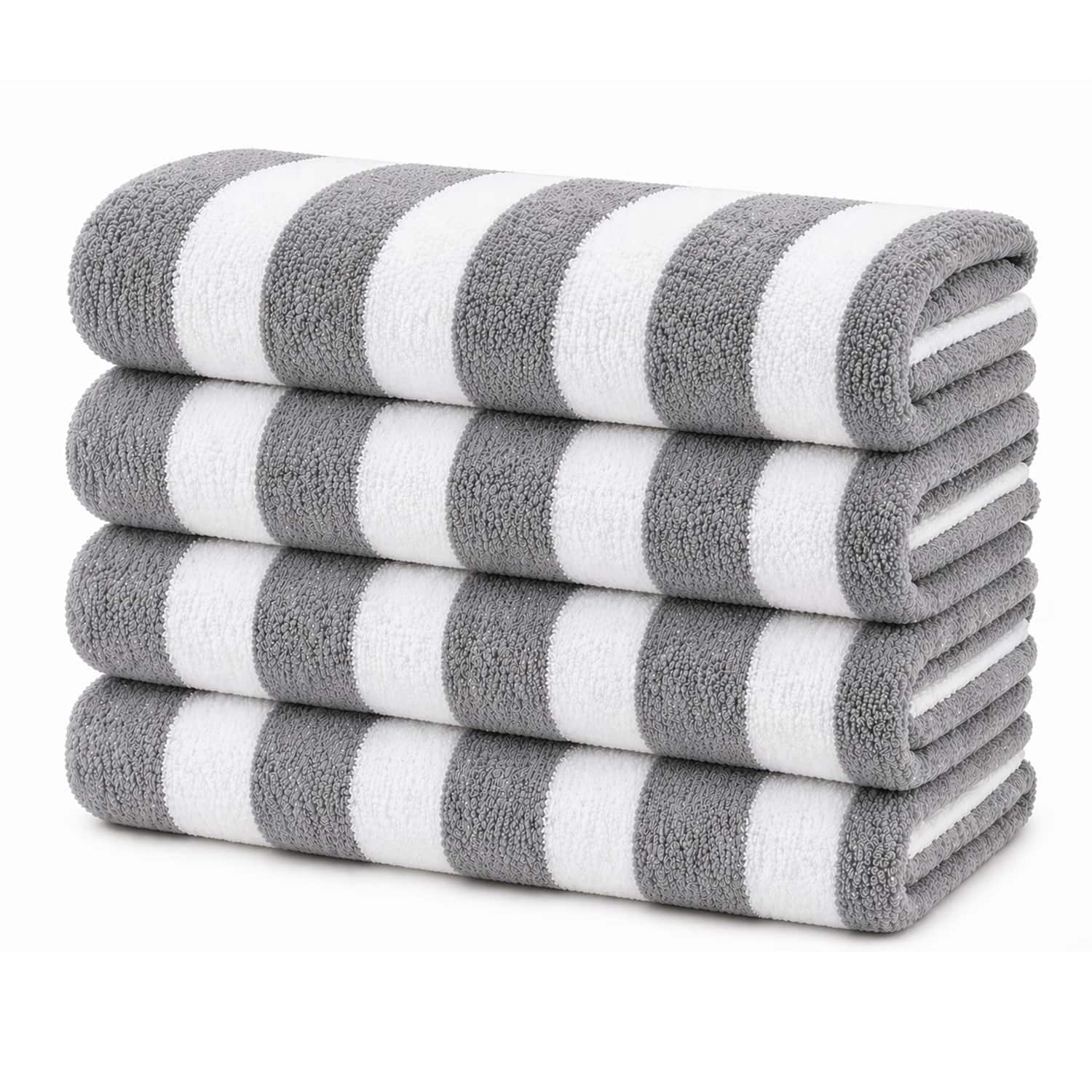 Plazatex Terry Cabana 80% Cotton 20% Polyester Oversized 4 Pack