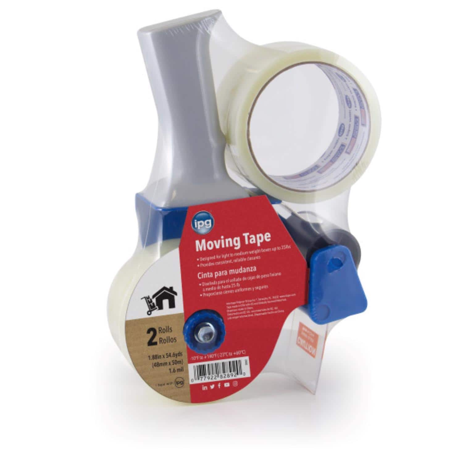 IPG - 1.88 in. W X 54.6 yd L Packaging Tape with Dispenser 2 pk price history on PriceWatchPro