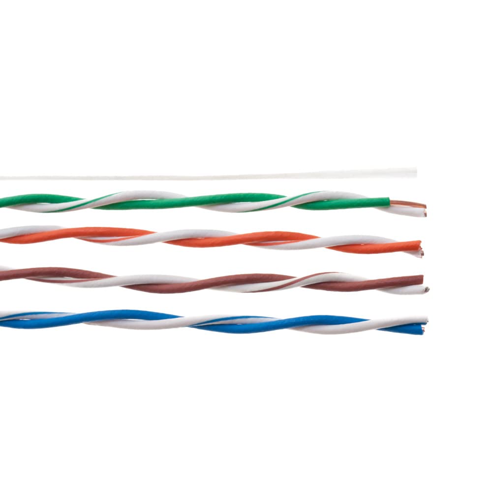 Back. Cables Direct Online - Cat6 Ethernet Cable 1000ft Bulk CMR Riser 23AWG Solid CCA 550MHz UTP Network Wire Pull Box - Black.