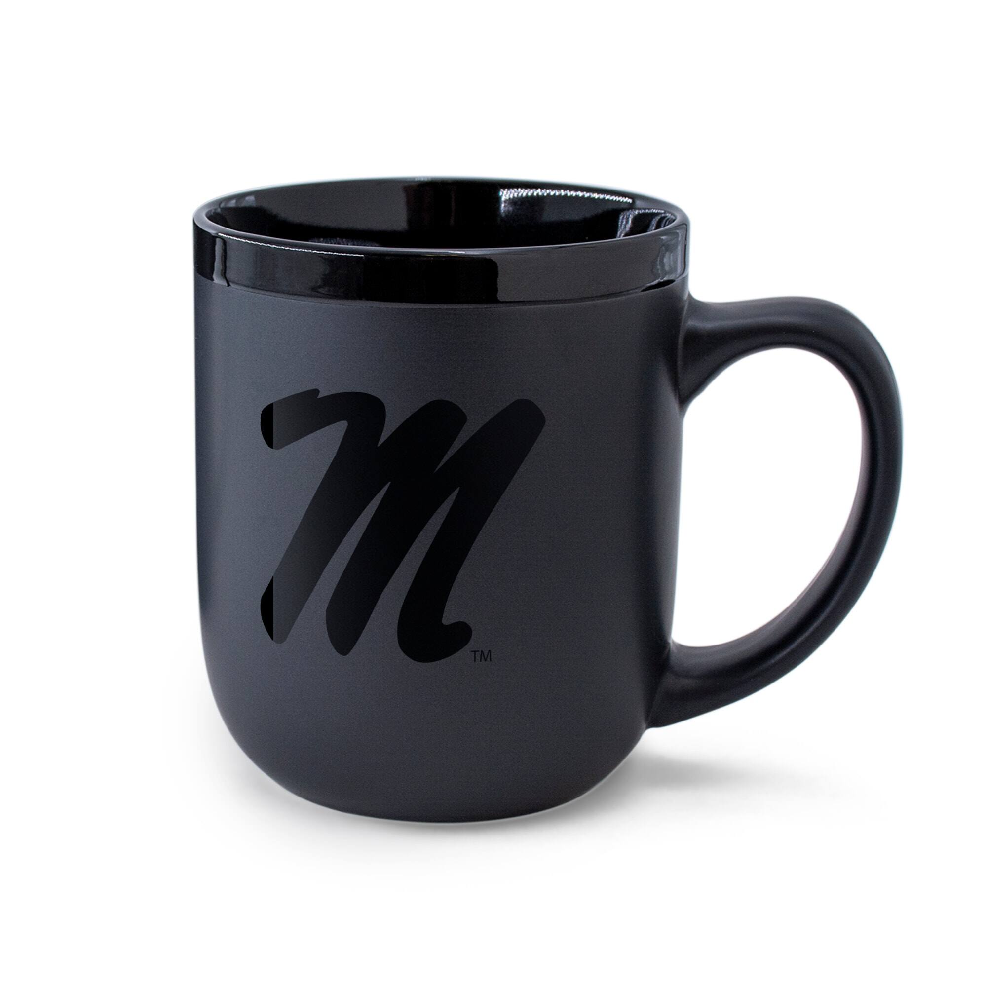 Alt View 1. WinCraft - Ole Miss Rebels 17oz. Ceramic Mug - Black.