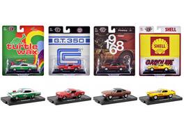 M2 - "Auto-Drivers" Set of 4 pieces in Blister Packs Release 110 Limited Edition to 9600 pieces Worldwide 1/64 - Brown, Red, Yellow, Green