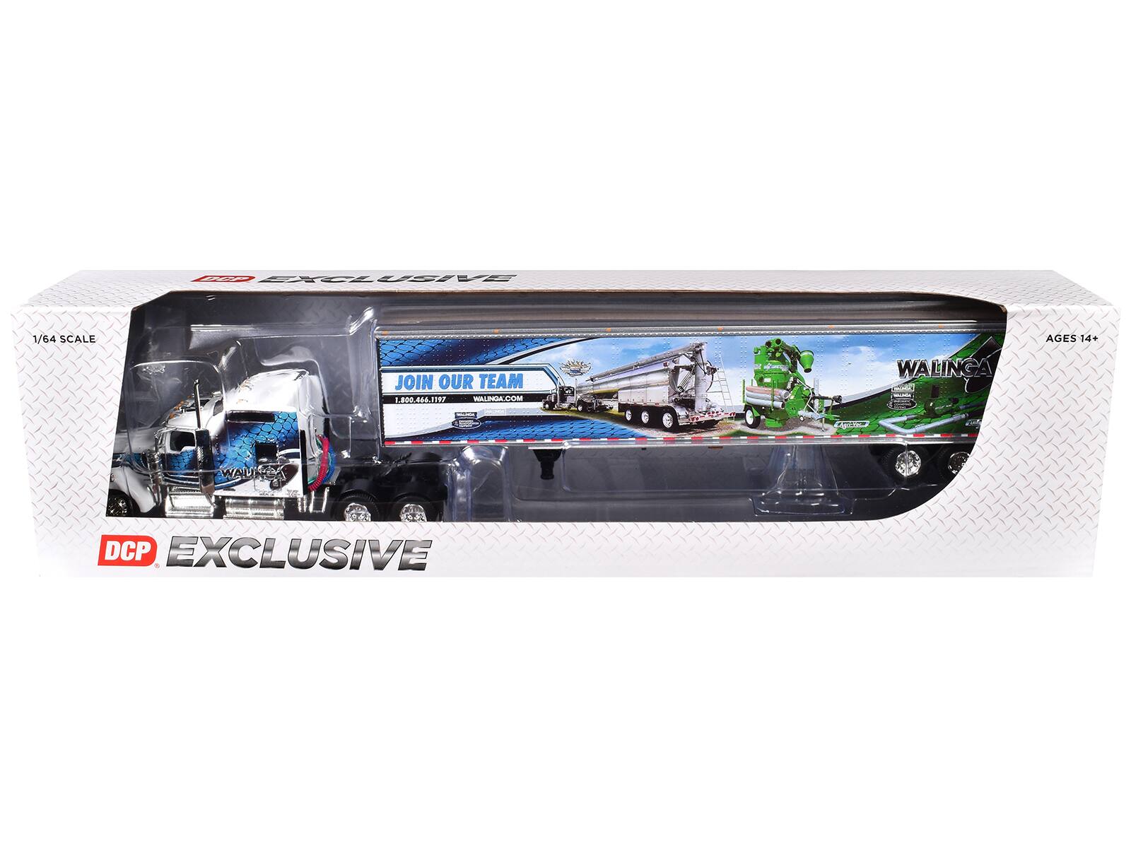 P EXCLUSIVE  
1/64 SCALE  
JOIN OUR TEAM  
1.800.406.1197  
WALINGA.COM  
WALINGA  
AGES 14+  
DCP EXCLUSIVE