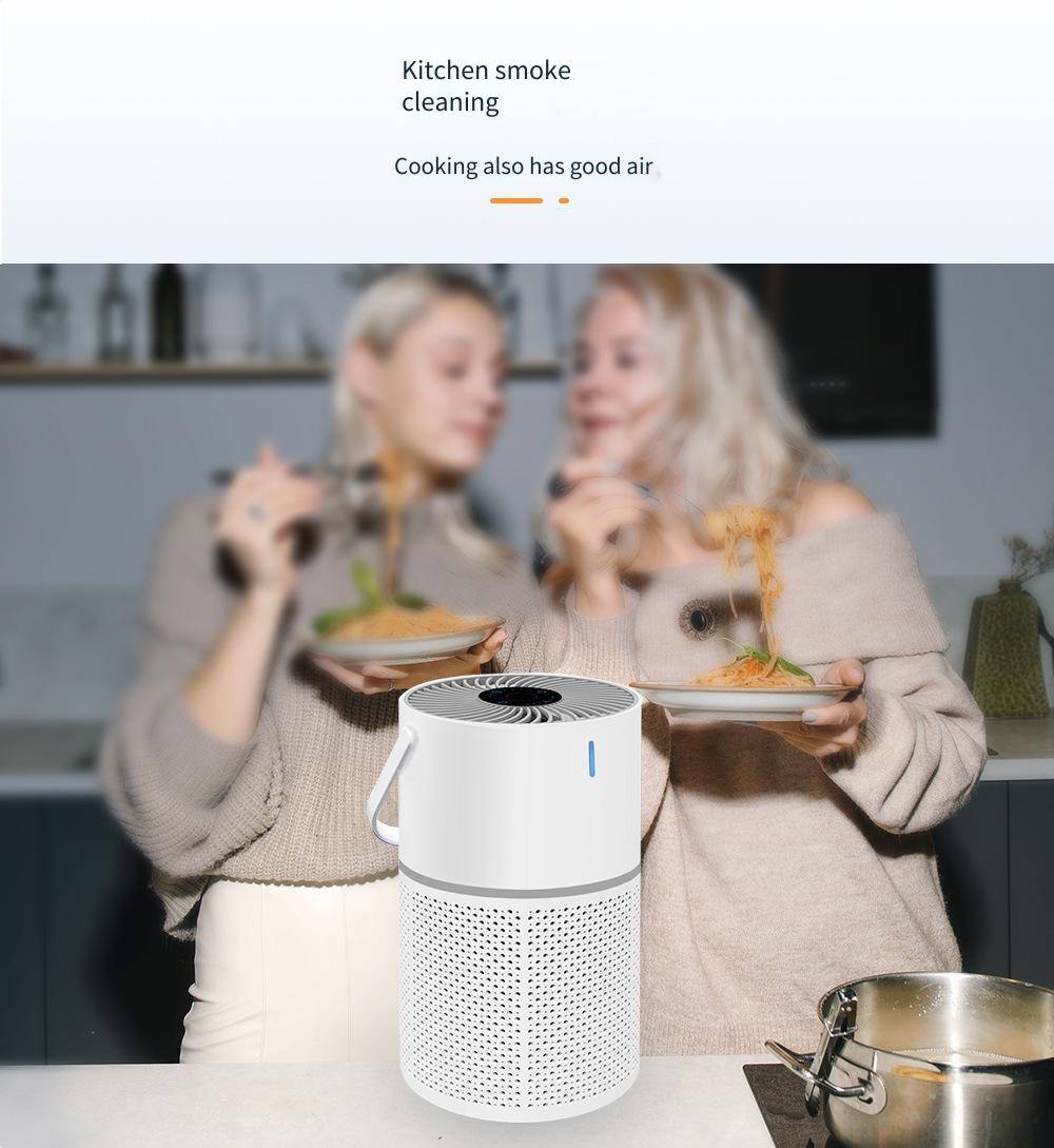 Kitchen smoke cleaning  
Cooking also has good air