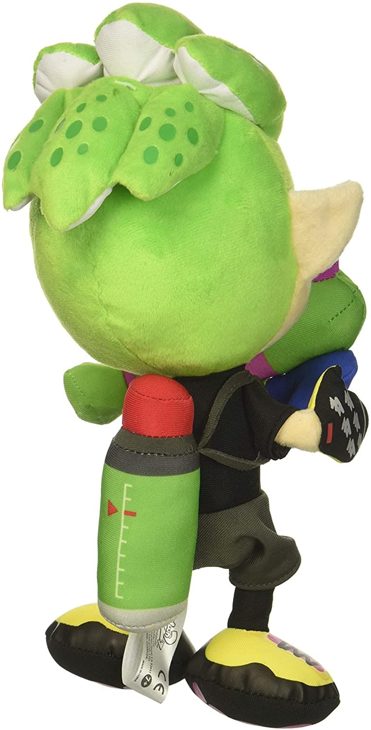 Alt View 1. Nintendo - Nintendo Splatoon 9-Inch Plush - Inkling Boy Neon Green.
