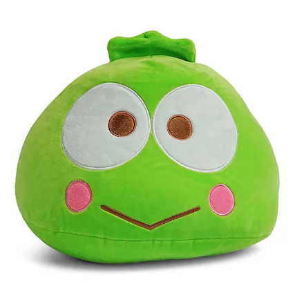 Front. Hello Kitty - Sanrio Hello Kitty and Friends 10 Inch Dumpling Plush | Keroppi - Green.