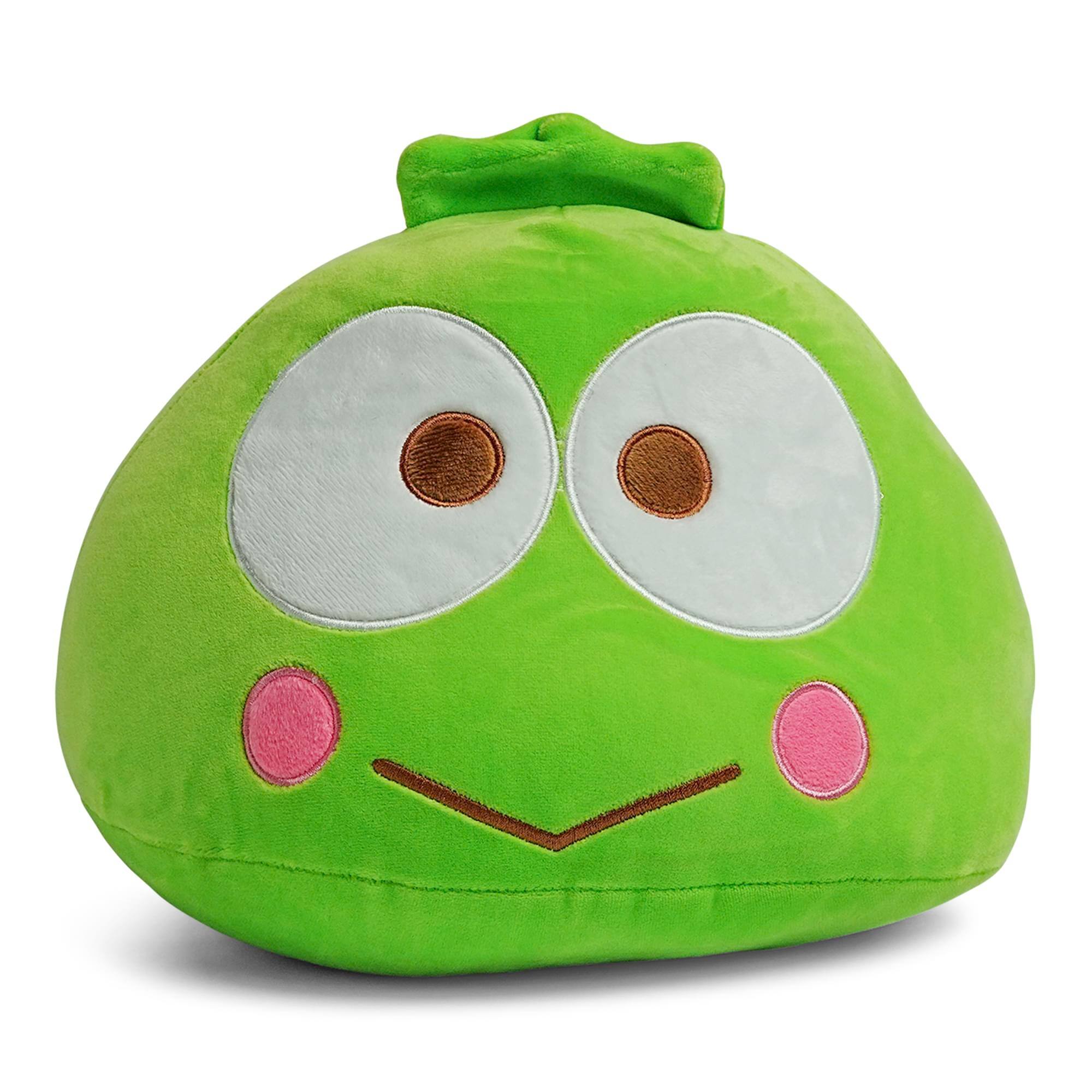 Front. Hello Kitty - Sanrio Hello Kitty and Friends 10 Inch Dumpling Plush | Keroppi - Green.
