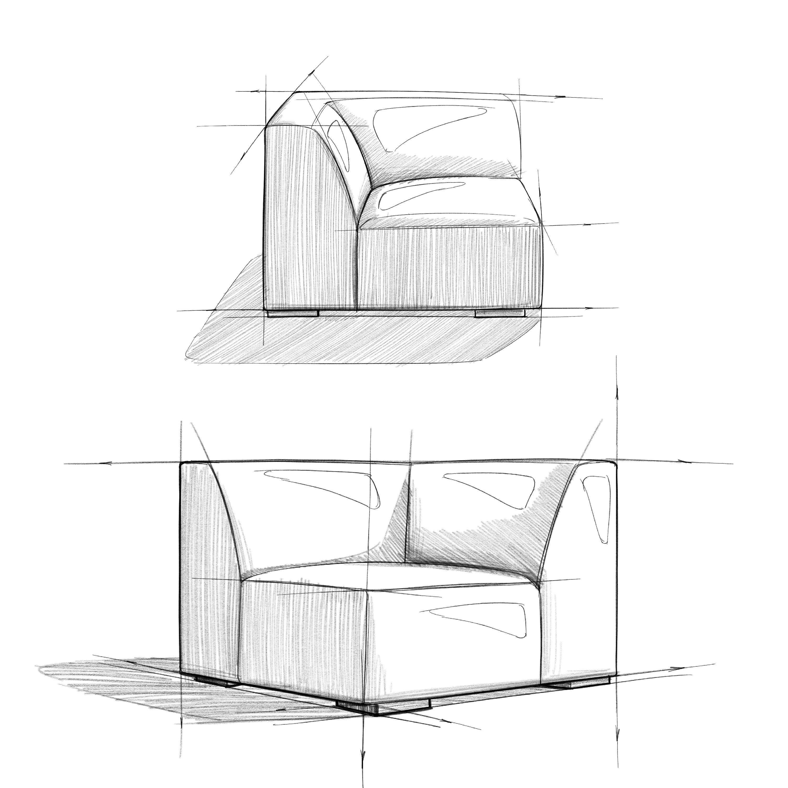 Alt View 9. Simpli Home - Rex Corner Sofa Module in Tightly Woven Performance Fabric - Pale Grey.