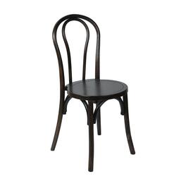 Emma + Oliver - Swartz Solid Wood Thonet Style Stack Dining Chair - Early American Wood