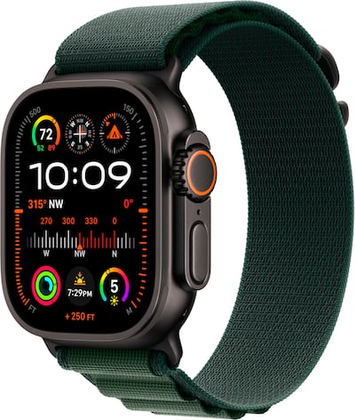 Apple Watch Ultra 2 (GPS+Cellular) 49mm Titanium Case with Dark Apple Watch Ultra 2 (GPS+Cellular) 49mm Titanium Case with Dark