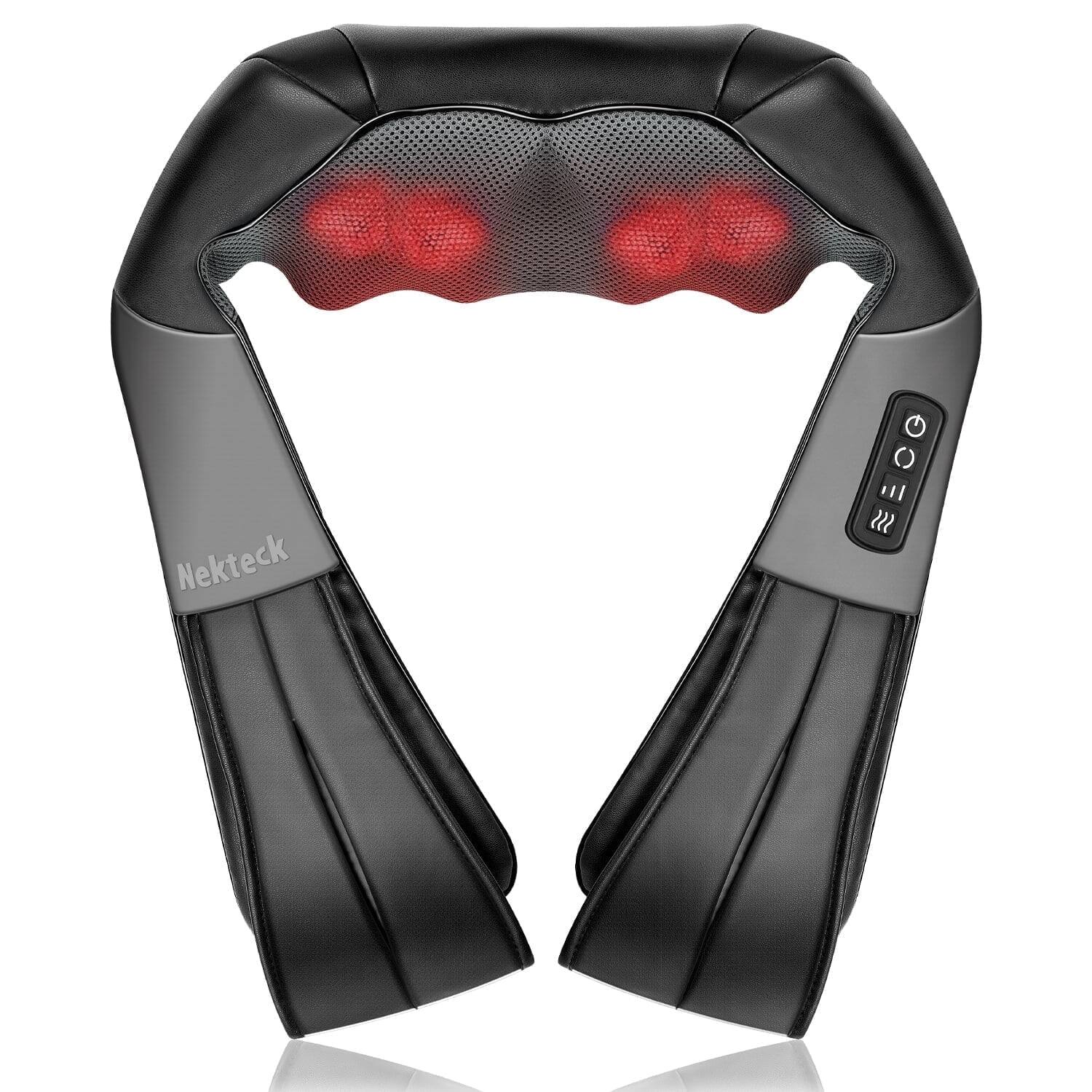 Nekteck - Shiatsu Neck and Back Massager - Black