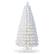 Alt View 18. Costway - 6 FT Pre-Lit Christmas Tree Fiber Optic Snow-Flocked with 220 Lights & Branch Tips - White.