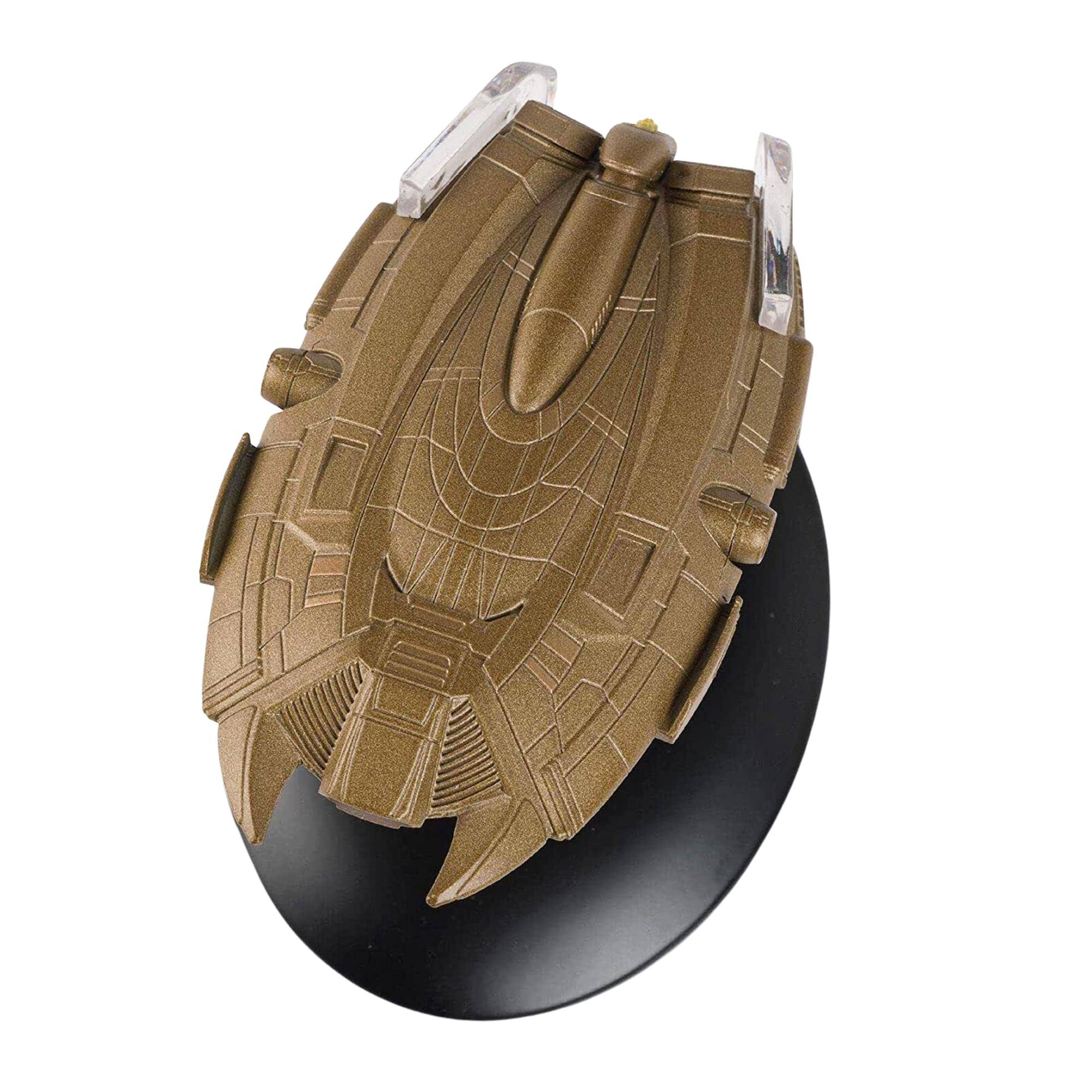 Alt View 2. Eaglemoss - Eaglemoss Star Trek Starship Replica | 22nd-Century Ferengi Starship - Brown.