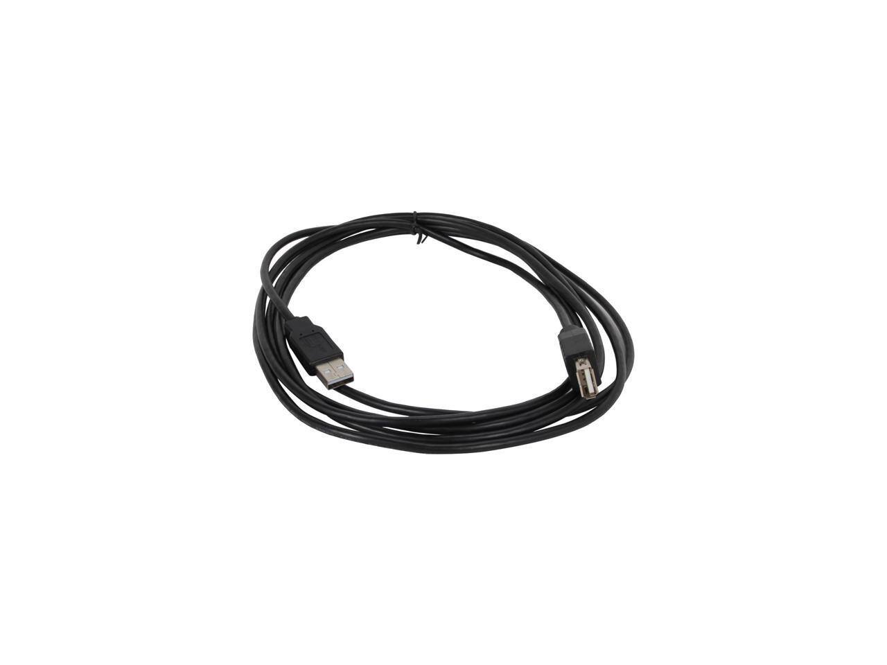 Alt View 1. Nippon Labs - Nippon Labs USB-10-MF-BK-2P 10 ft. Black A/Male to A/Female USB Extension Cable - 2 Packs.