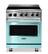 Front. Viking - 5 Series 4.7 Cu. Ft. Freestanding Electric Induction Range - Bywater Blue.