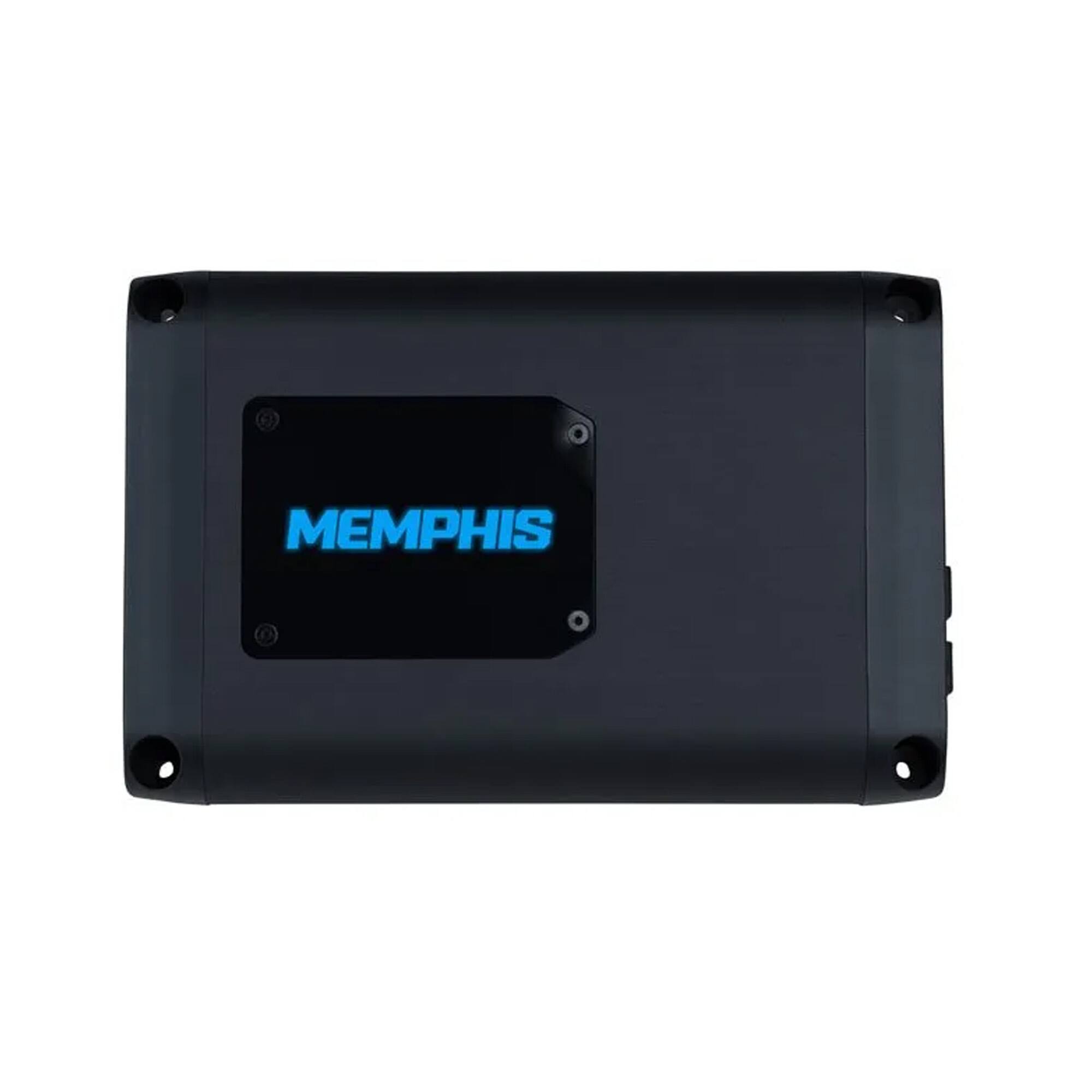 Front. Memphis Car Audio - Memphis Audio PRX1000.1V2 Monoblock Subwoofer Amplifier - 1000 Watts RMS x 1 at 1-Ohm - Black/Gray.