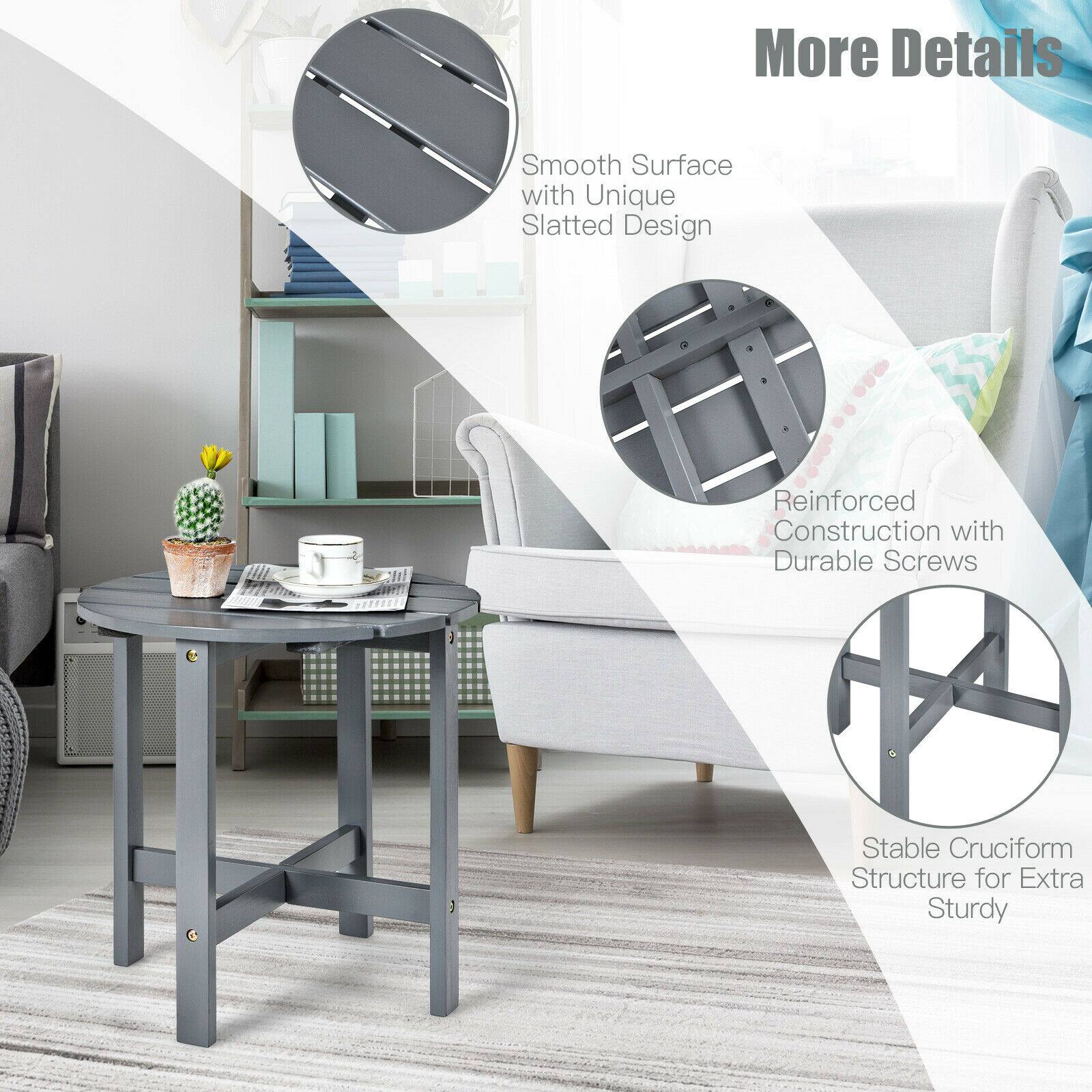 More Details

- Smooth Surface with Unique Slatted Design
- Reinforced Construction with Durable Screws
- Stable Cruciform Structure for Extra Sturdy