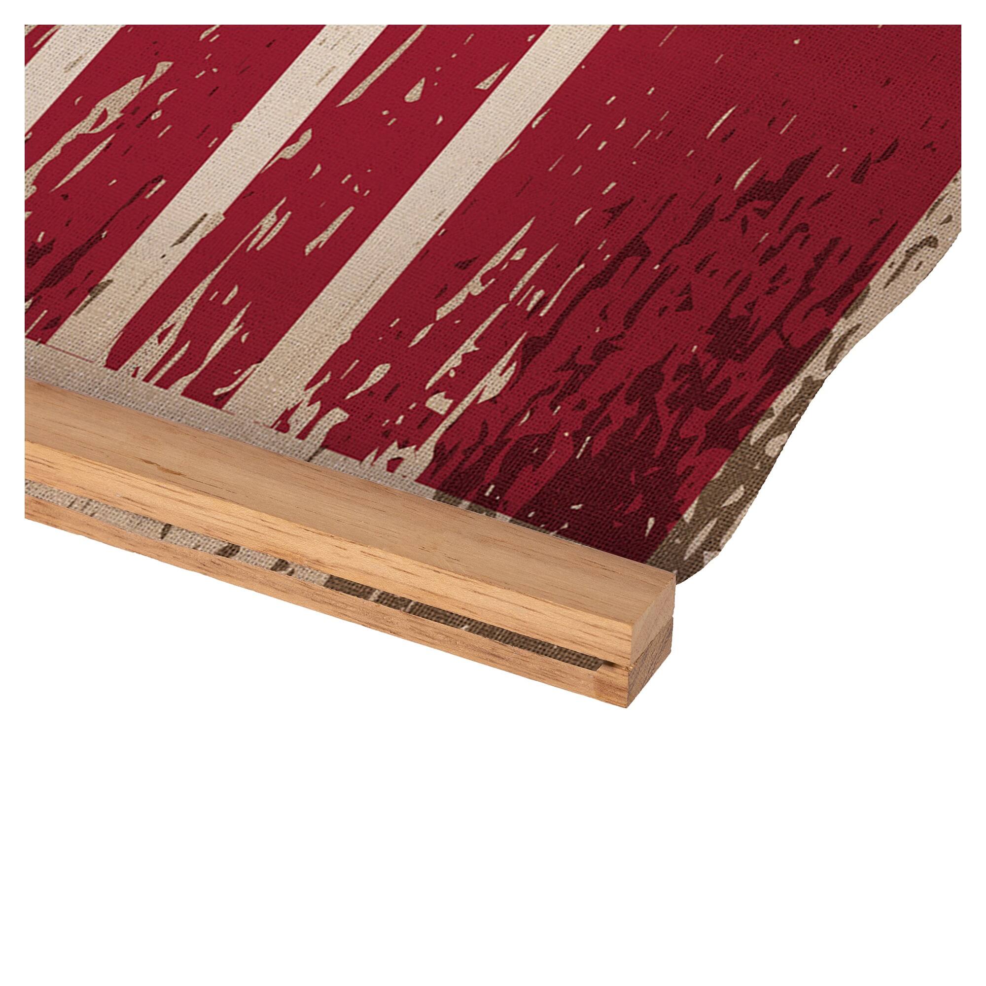 Alt View 3. Evergreen Enterprises - Oklahoma Sooners 24" x 36" Antique Style Canvas Wall Art Tapestry with Wood Frame - Multicolor.