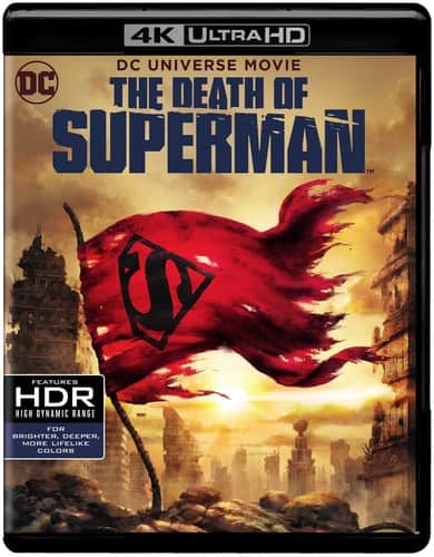 Front. The Death of Superman (DCU) - 4K Blu-Ray.