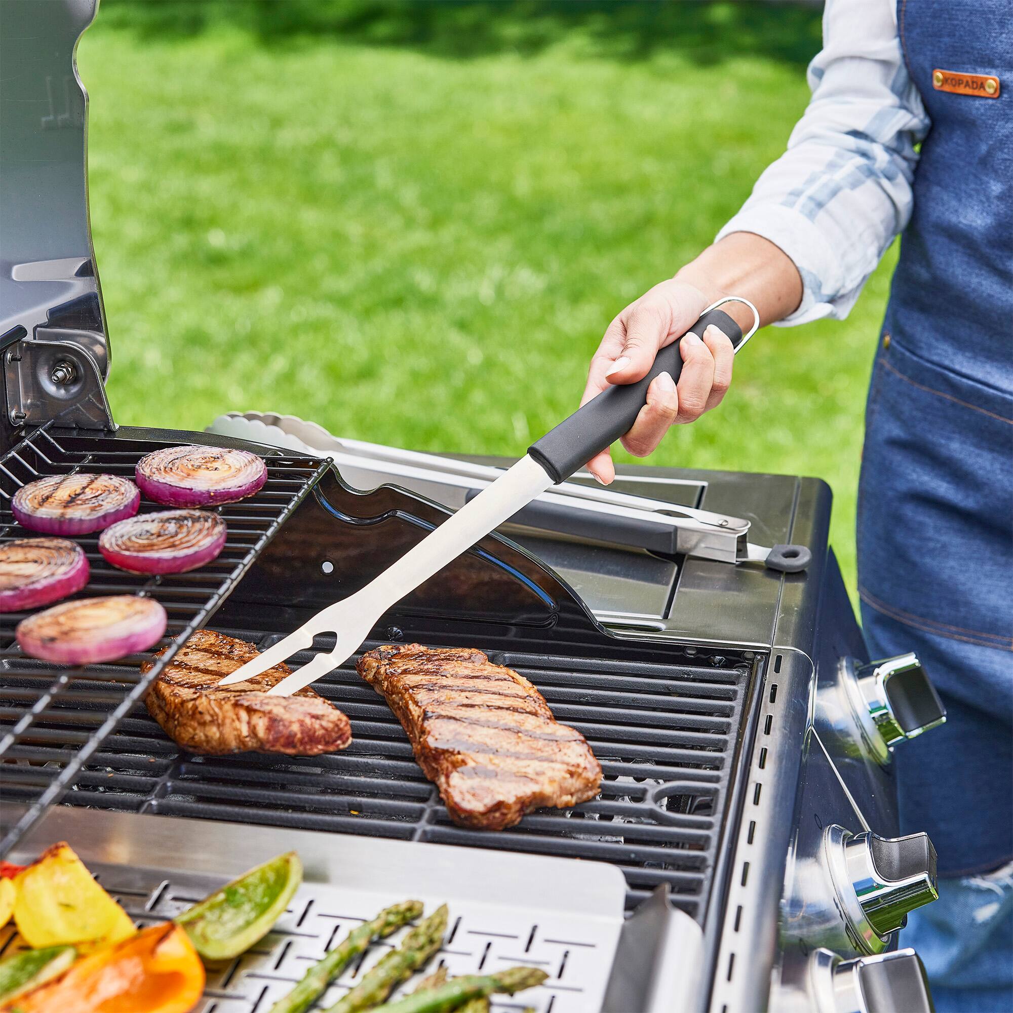 Alt View 1. Henckels - Henckels BBQ Stainless Steel Grill Fork - Stainless Steel.