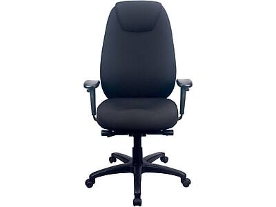 Tempur-Pedic - Ergonomic Fabric Swivel Computer and Desk Chair, (TP6400-BLK) - Black