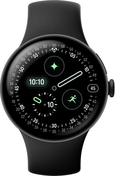 Google Pixel Watch 4 (41mm) LTE Matte Black Case Obsidian Band Google Pixel Watch 4 (41mm) LTE Matte Black Case Obsidian Band