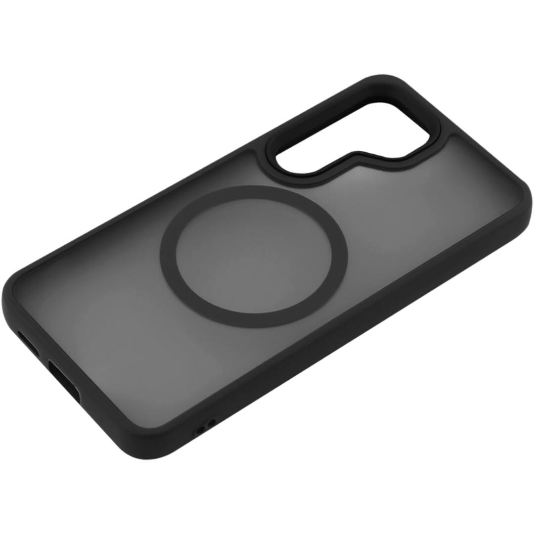 Alt View 2. Entronix - Entronix Magnetic Case for Samsung Galaxy S24 Plus - Translucent Frosted Matte Finish - Black.