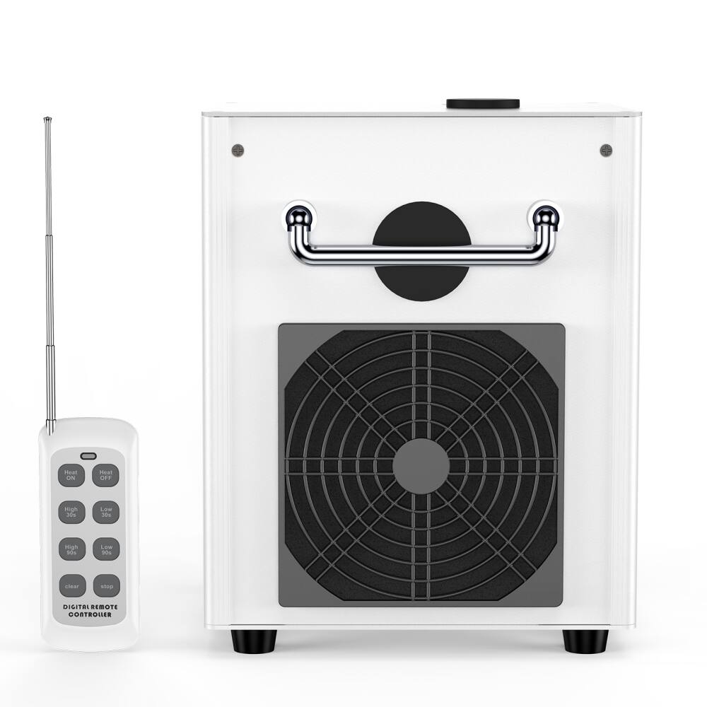 Sure, here is the corrected and grouped text from the image:

---

**DIGITAL REMOTE CONTROLLER**

- Heat ON
- Heat OFF
- High 35%
- Low 35%
- High 60%
- Low 60%
- clear
- stop

---

**DIGITAL REMOTE CONTROLLER**