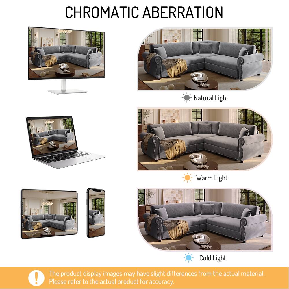 CHROMATIC ABERRATION

Natural Light
Warm Light
Cold Light

The product display images may have slight differences from the actual material. Please refer to the actual product for accuracy.
