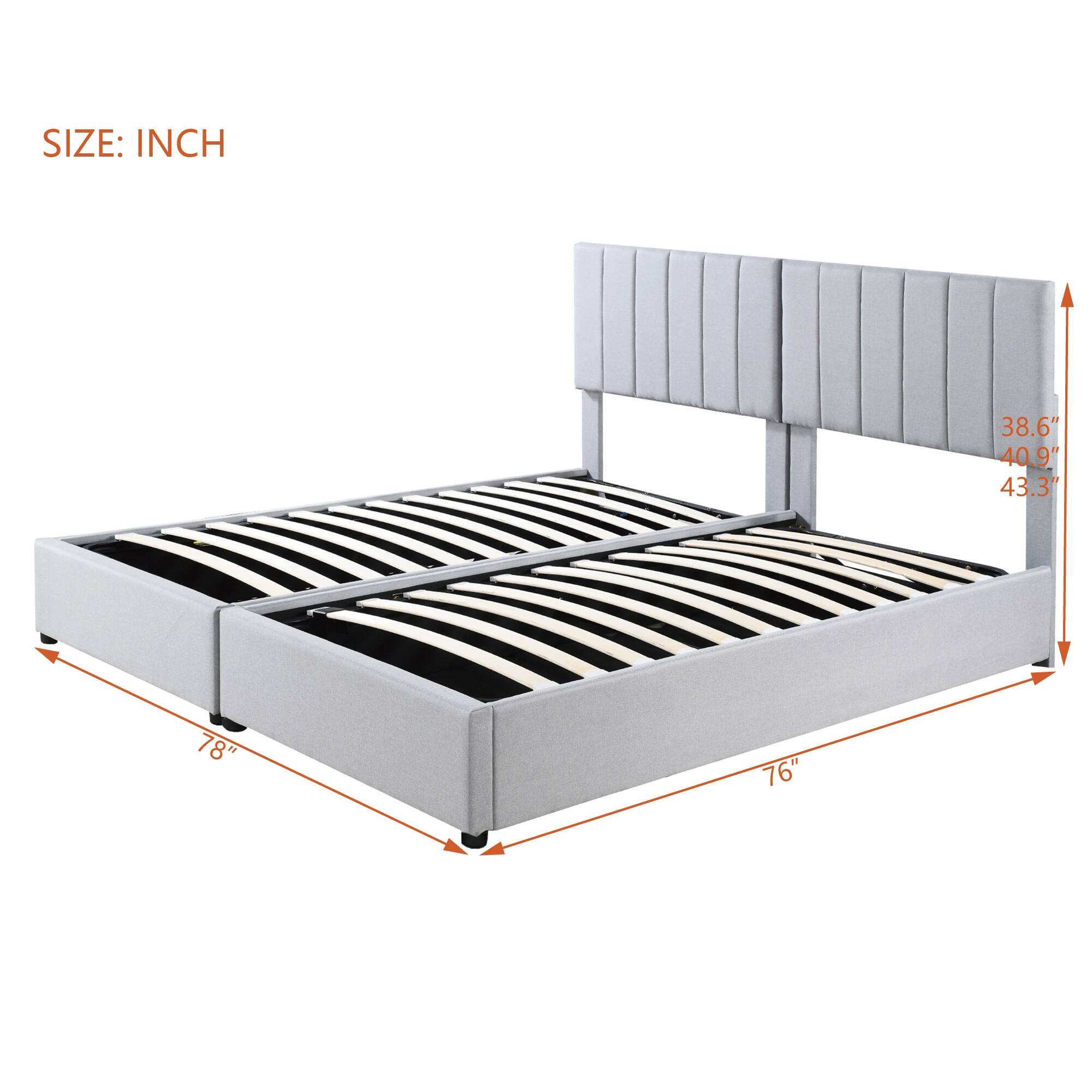 SIZE: INCH

- 78"
- 76"
- 38.6"
- 40.9"
- 43.3"