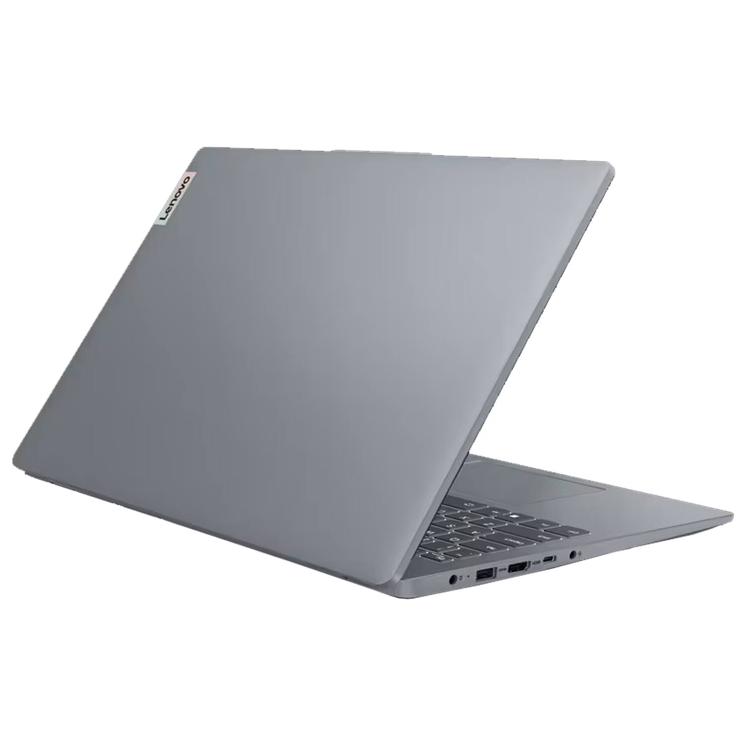 Angle. Lenovo - Ideapad Slim 3 15Abr8 15.6" Touch Laptop Ryzen 3 7330U 8GB RAM 512GB SSD Windows 11 Home - Arctic Grey.