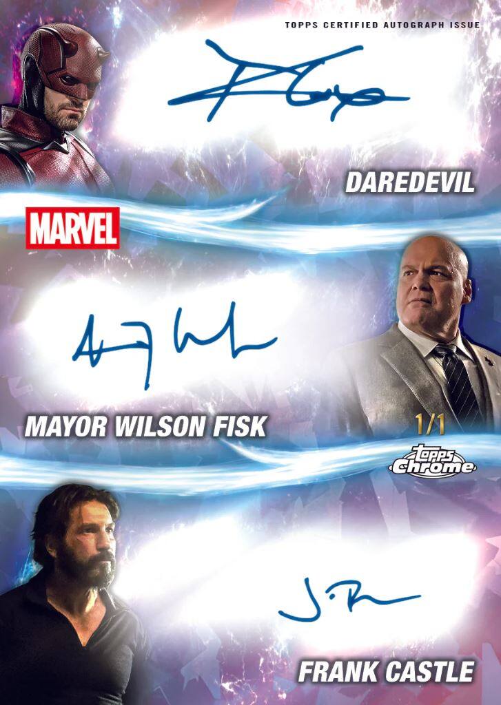 TOPPS CERTIFIED AUTOGRAPH ISSUE

DAREDEVIL

MARVEL

MAYOR WILSON FISK

1/1

FRANK CASTLE