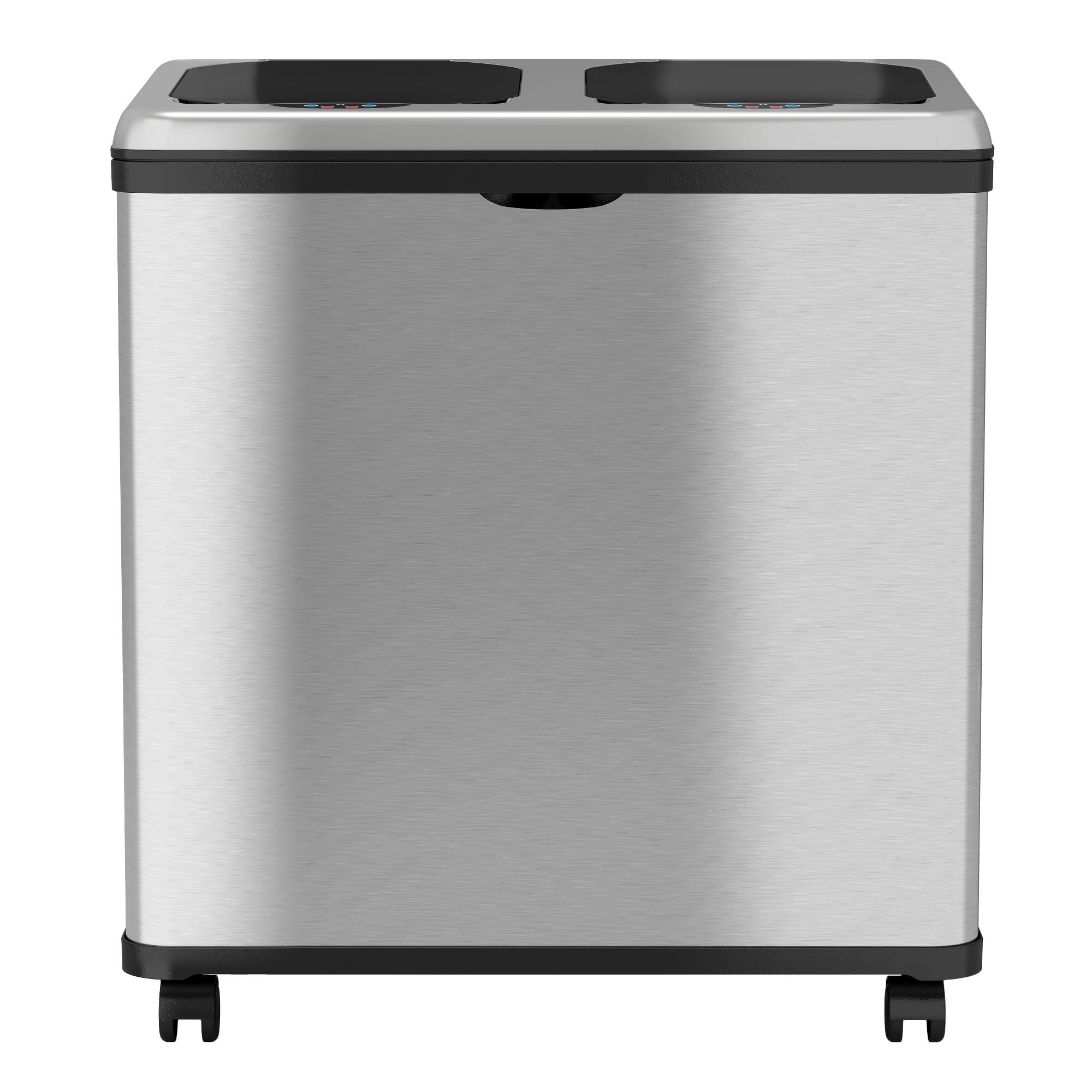 Alt View 17. iTouchless - 16-Gal. Touchless Recycle Trash Can - Stainless Steel.