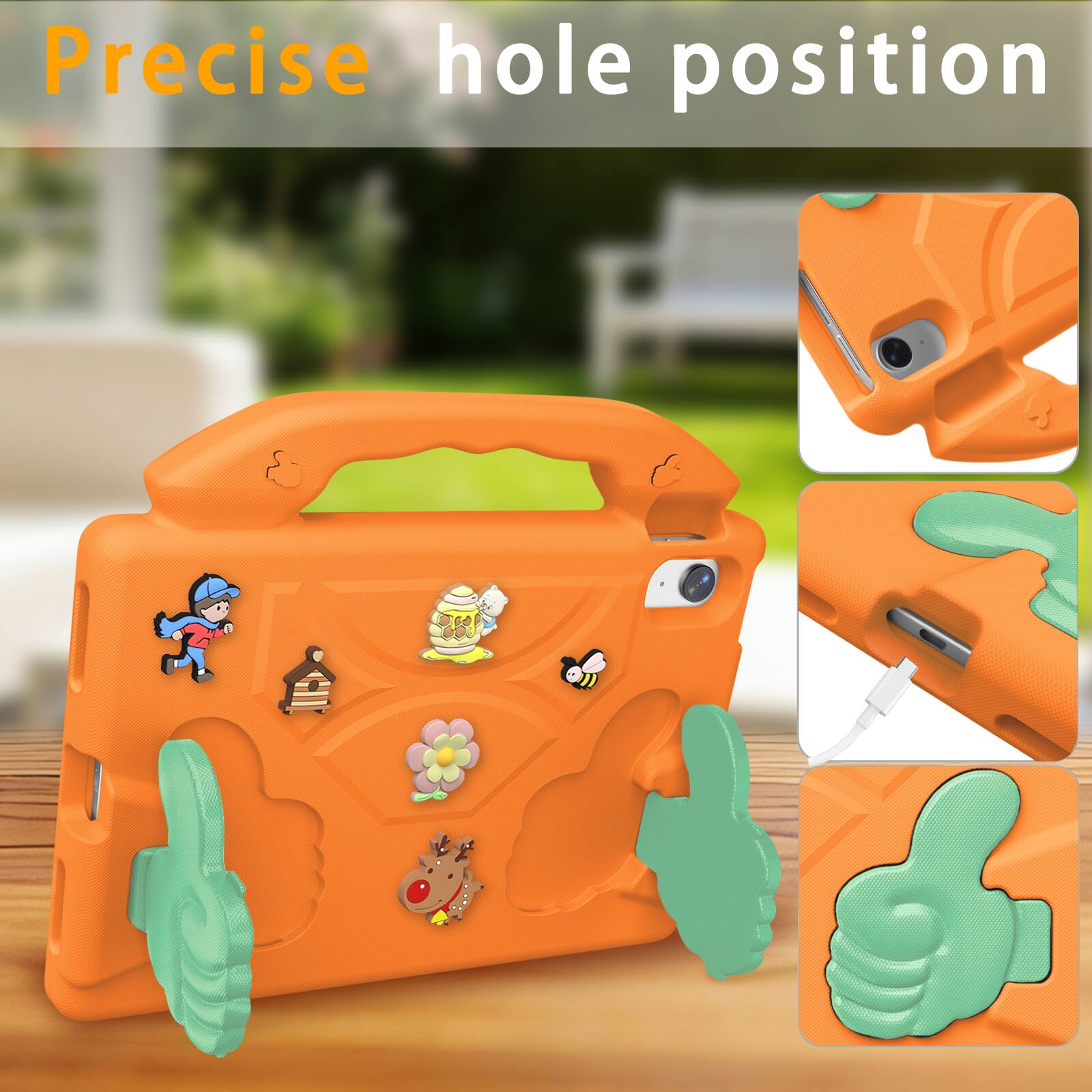 Precise hole position