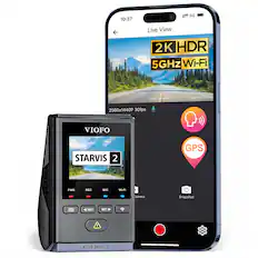 10:37 5G Live View 2K HDR 5GHz Wi-Fi VICPO AEP & + MINI 1 30/11/2024 10:55:04 2560x1440P 30fps VIOFO STARVIS 2 GPS PWR REC MIC Wi-Fi Camera Snapshot REC MIC I A119 MINI 2