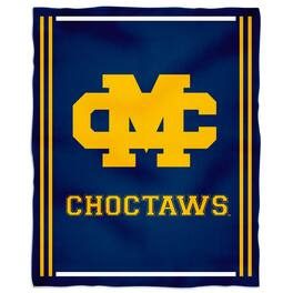Vive La Fete - Mississippi College Choctaws 36'' x 48'' Children's Mascot Plush Blanket - Multicolor