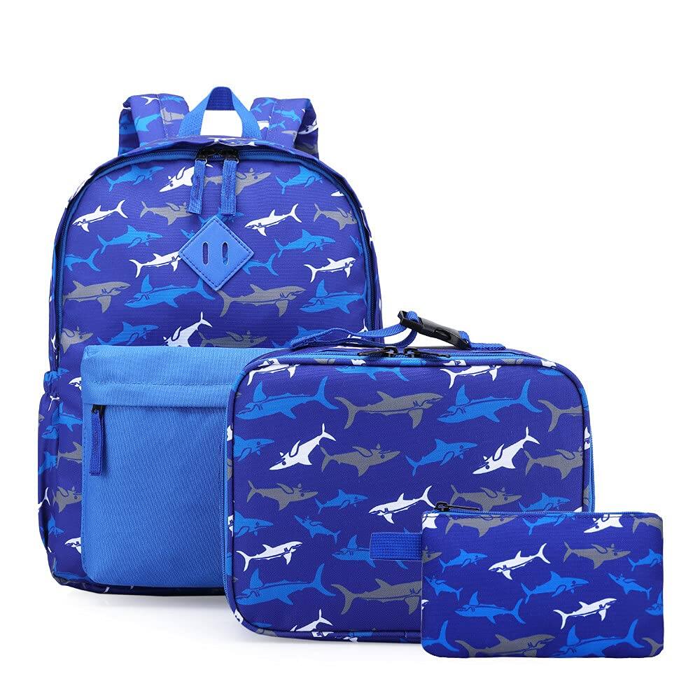 Pacoar Cade - Elementary School s With Lunch Bag Pencil Case Set - Blue ...