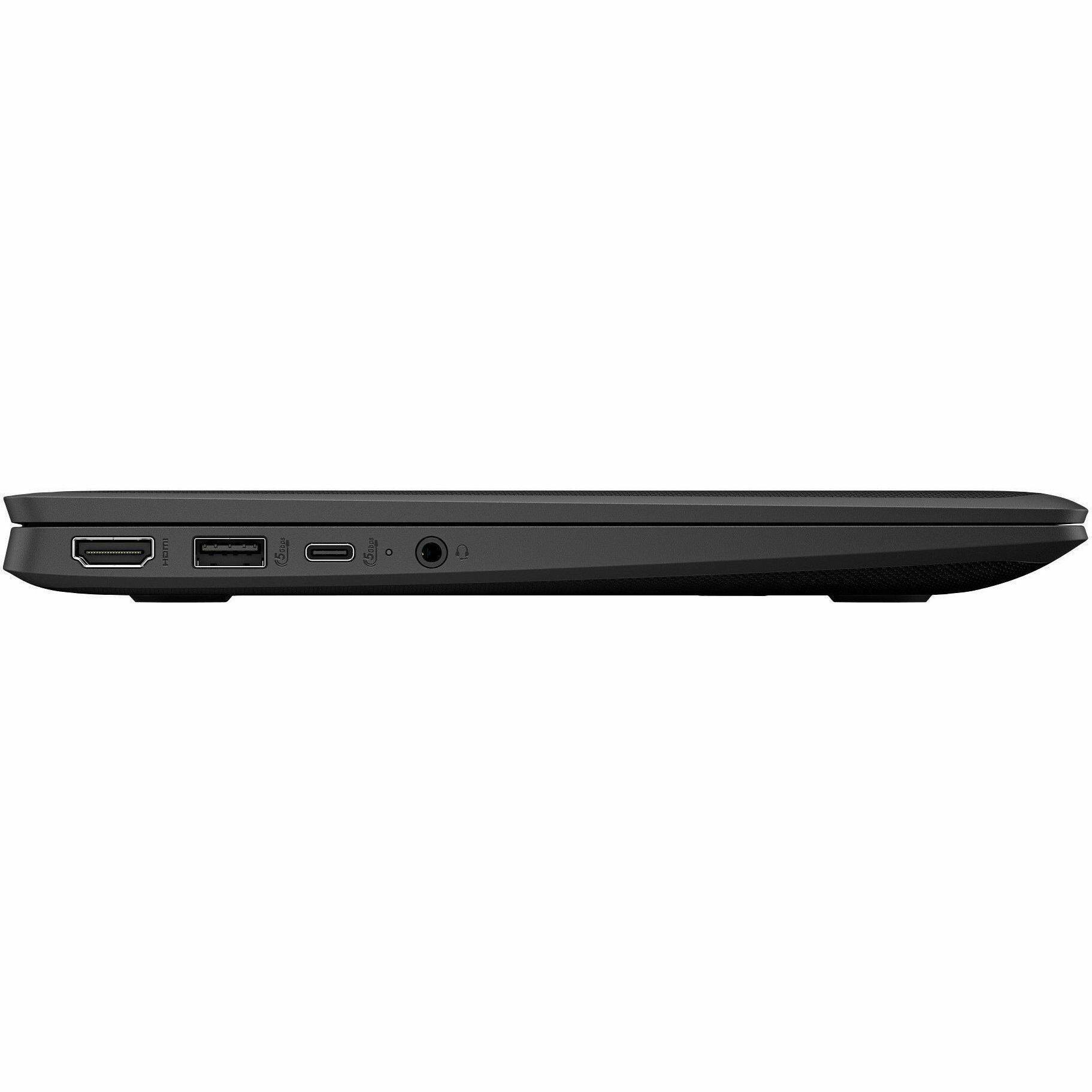 Alt View 5. HP - HP Fortis G1m 11.6" Touchscreen Rugged Chromebook - HD - 60 Hz - Octa-core (ARM Cortex A76 + Cortex A55) - 4 GB - 128 GB - Jet Black.