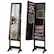 Front. Costway - Jewelry Mirrored Cabinet Armoire Organizer Storage Box with Stand Christmas Gift Coffee - Coffee.