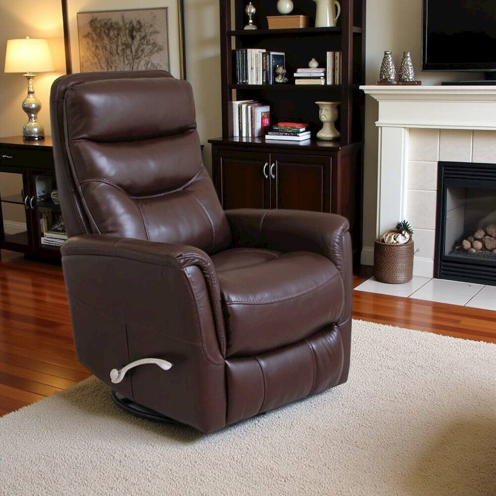 Back. Starlight Canyon Home - Robust Recliner Nursery Glider – Elegant Boucle Chairs for Comfort - Brown.