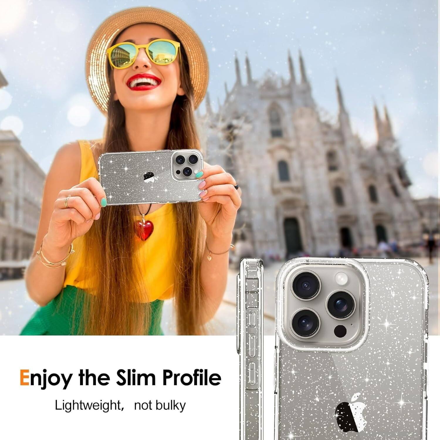 Enjoy the Slim Profile
Lightweight, not bulky