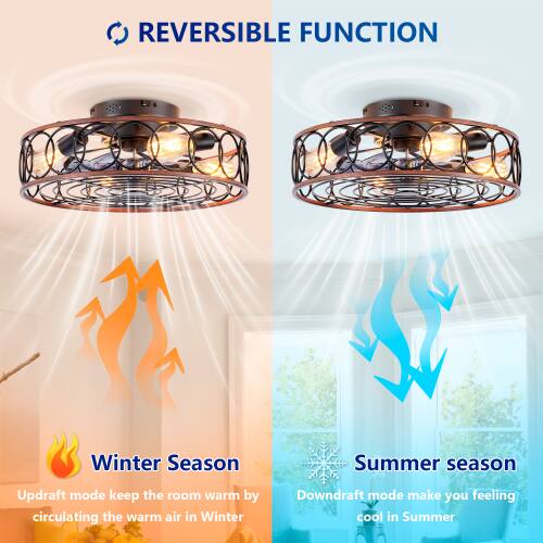 REVERSIBLE FUNCTION

Winter Season
Updraft mode keeps the room warm by circulating the warm air in Winter

Summer Season
Downdraft mode makes you feel cool in Summer
