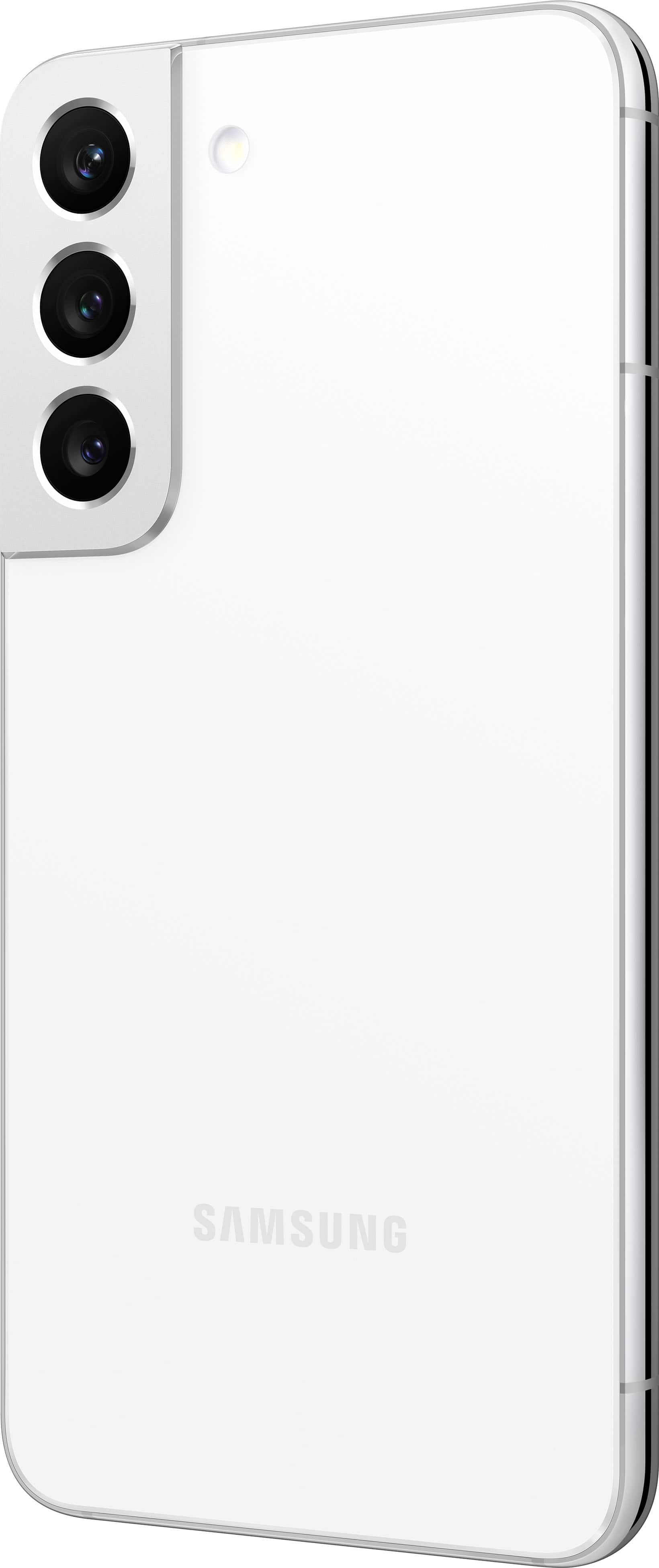 Alt View 2. Samsung - Galaxy S22 5G 256GB (Unlocked) - Phantom White.